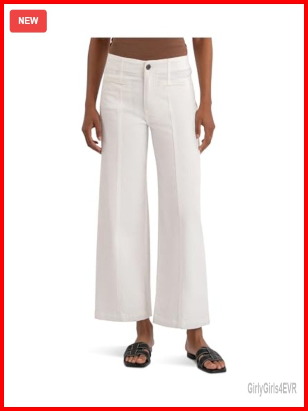 Meg High-Rise Wide Leg Jeans with Welt Pockets